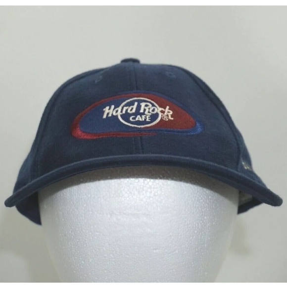 VTG Hard Rock Cafe Banff Love All Serve All Adjustable Hat LOGO Retro Men's - Picture 1 of 7